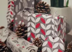 The LittleGreen Wrapping Company Scandi Christmas Recyclable Wrapping Paper & Tags