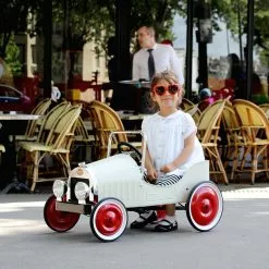 Sale Baghera Classic White Pedal Car