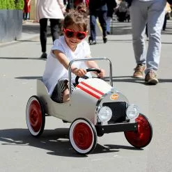 Sale Baghera Classic White Pedal Car