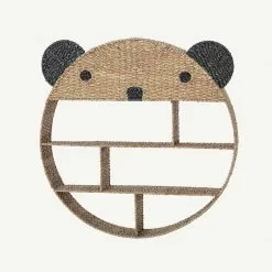 Bloomingville - Bear Bookcase In Natural Bankuan Grass Furniture & Storage