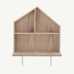 Bloomingville - Lai Wooden Wall Shelf With Desk