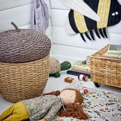 Bloomingville - Finus Acorn Basket In Seagrass