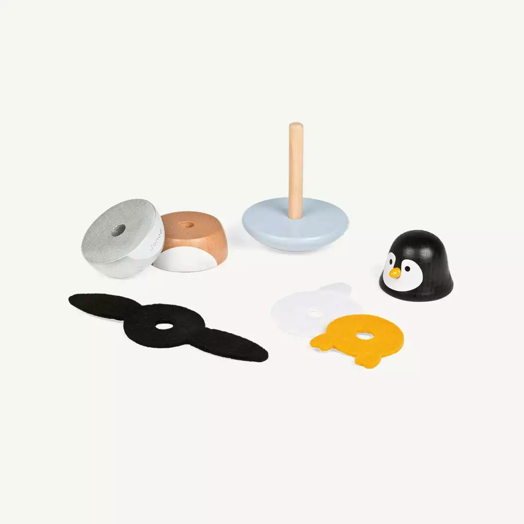 Janod - Zigolos Pingoo Stacking And Rocking Toy Sale 2 Janod - Zigolos Pingoo Stacking And Rocking Toy Sale