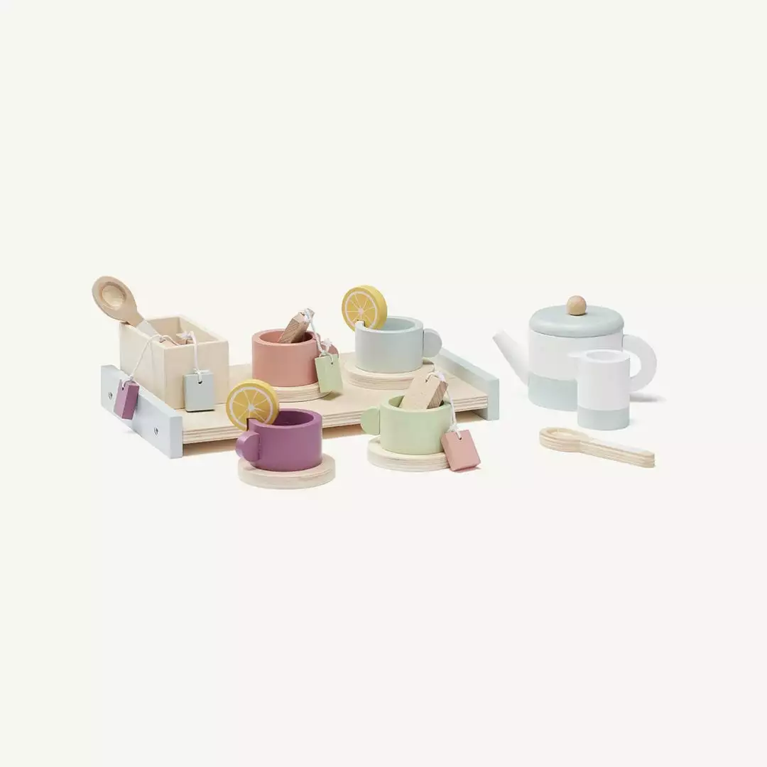 Kids Concept Kid's Concept - KID'S HUB Wooden Tea Set Sale 1 Kids Concept Kid's Concept - KID'S HUB Wooden Tea Set Sale