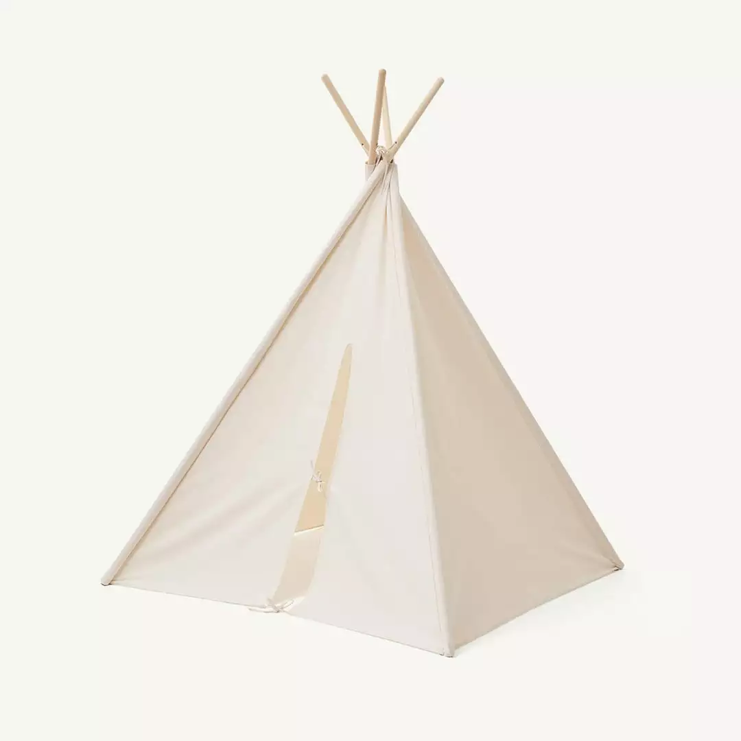 Kids Concept Kid's Concept - Tipi / Teepee Play Tent Off White Holiday Shop 1 Kids Concept Kid's Concept - Tipi / Teepee Play Tent Off White Holiday Shop