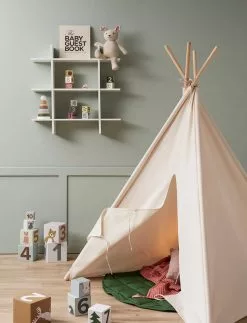 Kids Concept Kid's Concept - Tipi / Teepee Play Tent Off White Holiday Shop