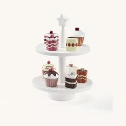 Kids Concept Kid's Concept - KID'S HUB Set Of 9 Wooden Toy Cakes And Pastries Pretend Play