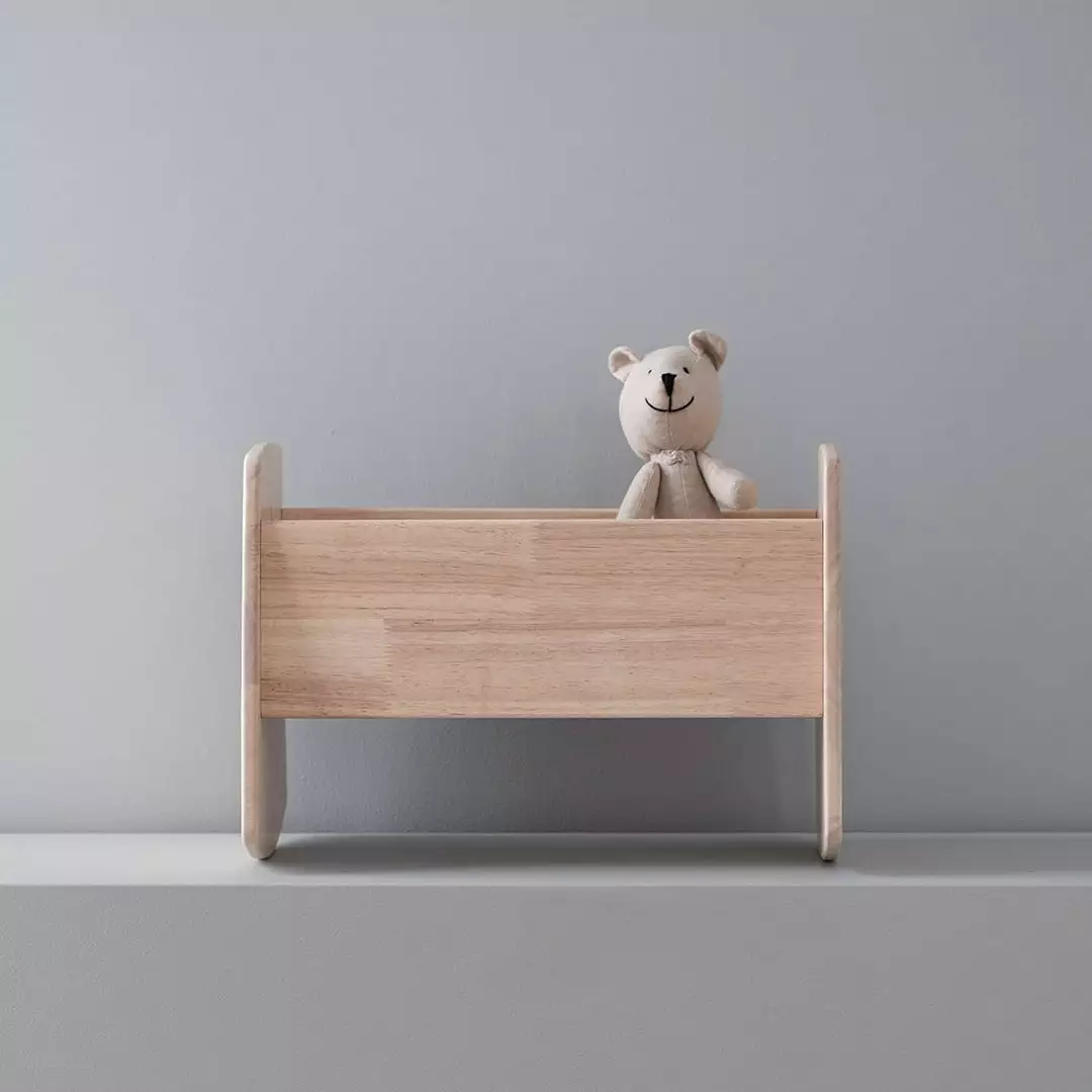 Kids Concept Sale Kid's Concept - Dolls Cradle / Crib In Natural Rubber Wood 4 Kids Concept Sale Kid's Concept - Dolls Cradle / Crib In Natural Rubber Wood