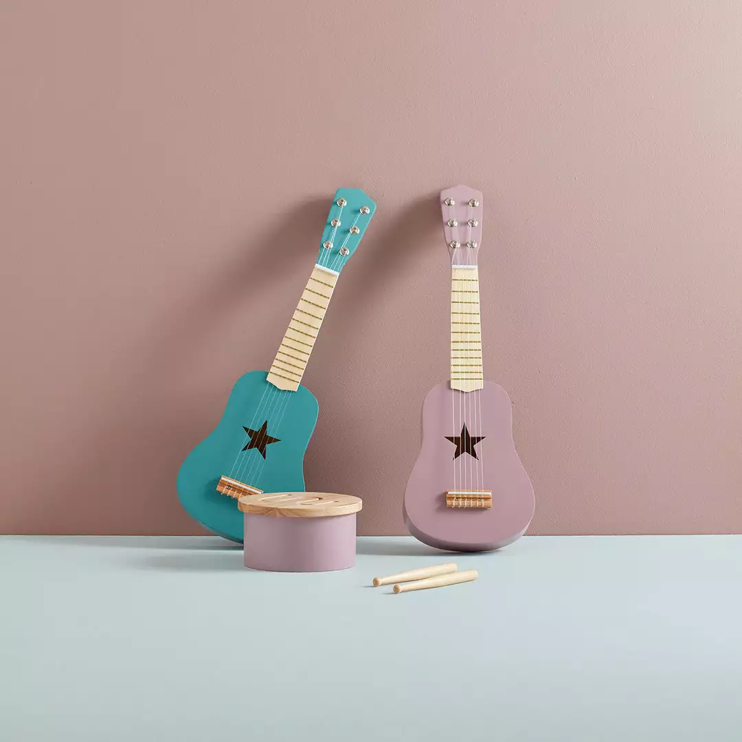 Kids Concept Sale Kid's Concept - Star Green Wooden Toy Guitar 2 Kids Concept Sale Kid's Concept - Star Green Wooden Toy Guitar