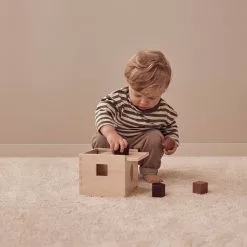 Kids Concept Kid's Concept - Neo Wooden Shape Sorter Box Natural Sale