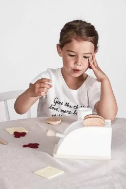 Kids Concept Pretend Play Kid's Concept - KID'S HUB Toy Toaster Set With 8 Accessories