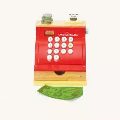 Pretend Play Le Toy Van - Red Honeybake Wooden Cash Register 10 Pretend Play Le Toy Van - Red Honeybake Wooden Cash Register