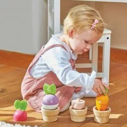 Sale Le Toy Van - Petilou Wooden 'Stacking Veggies'