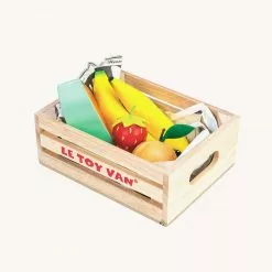 Le Toy Van - Honeybee Market Wooden Fruits '5 A Day' Crate