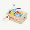 Pretend Play Le Toy Van - Honeybee Market Cheese & Dairy Crate
