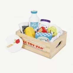 Pretend Play Le Toy Van - Honeybee Market Cheese & Dairy Crate