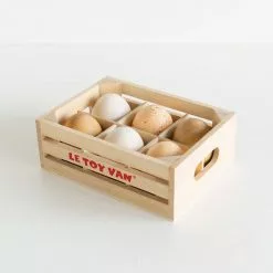 Pretend Play Le Toy Van - Honeybee Market Farm Eggs Half Dozen Crate