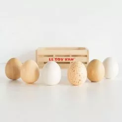 Pretend Play Le Toy Van - Honeybee Market Farm Eggs Half Dozen Crate