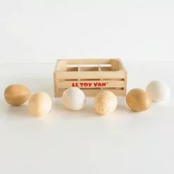 Pretend Play Le Toy Van - Honeybee Market Farm Eggs Half Dozen Crate
