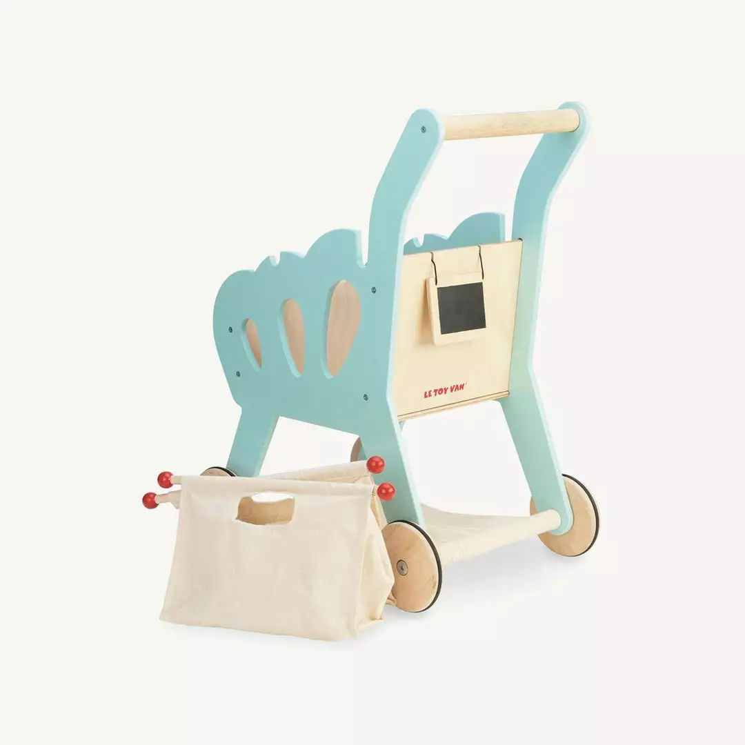 Le Toy Van - Honeybake Wooden Shopping Trolley 3 Le Toy Van - Honeybake Wooden Shopping Trolley
