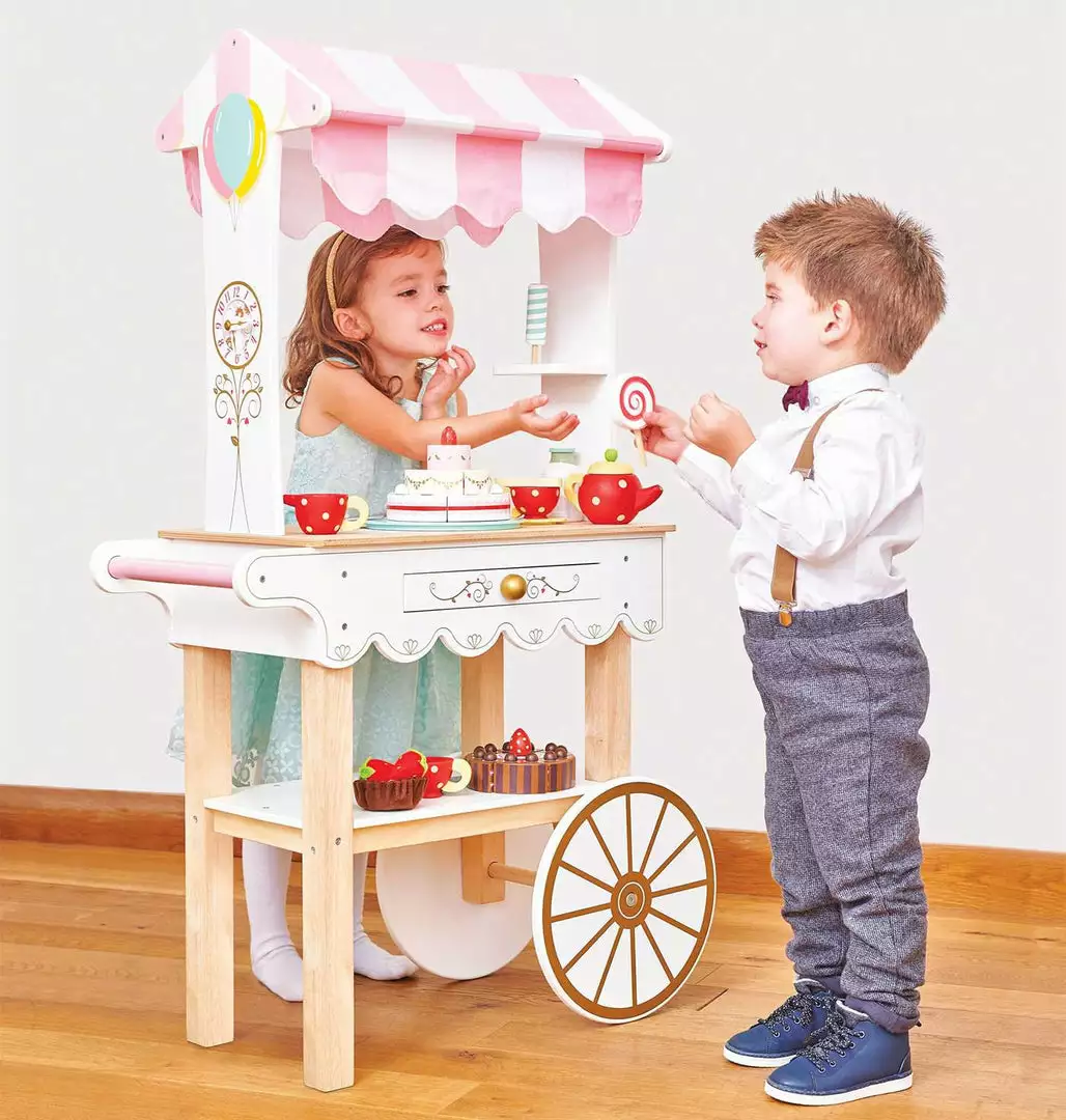 Le Toy Van - Honeybake Wooden Tea & Treats Trolley Sale 2 Le Toy Van - Honeybake Wooden Tea & Treats Trolley Sale