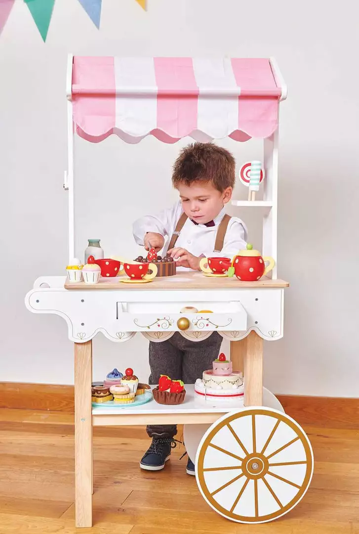Le Toy Van - Honeybake Wooden Tea & Treats Trolley Sale 12 Le Toy Van - Honeybake Wooden Tea & Treats Trolley Sale