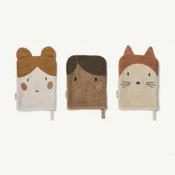 Liewood - Sylvester Washcloths 3 Pack - Doll / Sandy Mix Sale
