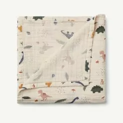 Liewood - Ben Organic Cotton Muslin Swaddle Print - Dino Mix Sale 5 Liewood - Ben Organic Cotton Muslin Swaddle Print - Dino Mix Sale