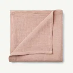 Liewood - Ben Organic Cotton Muslin Swaddle Solid - Rose
