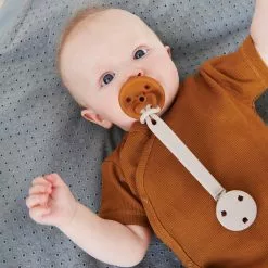 Liewood - Willow Pacifier Strap 2-pack - Dune / Koala Mix