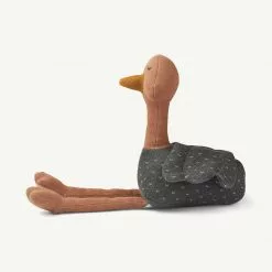 Soft Toys Liewood - Charlotte Ostrich Teddy 30 Cm - Dark Grey Melange