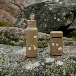 Liewood - Falk Water Bottle 350 Ml - Dog / Oat Mix Holiday Shop