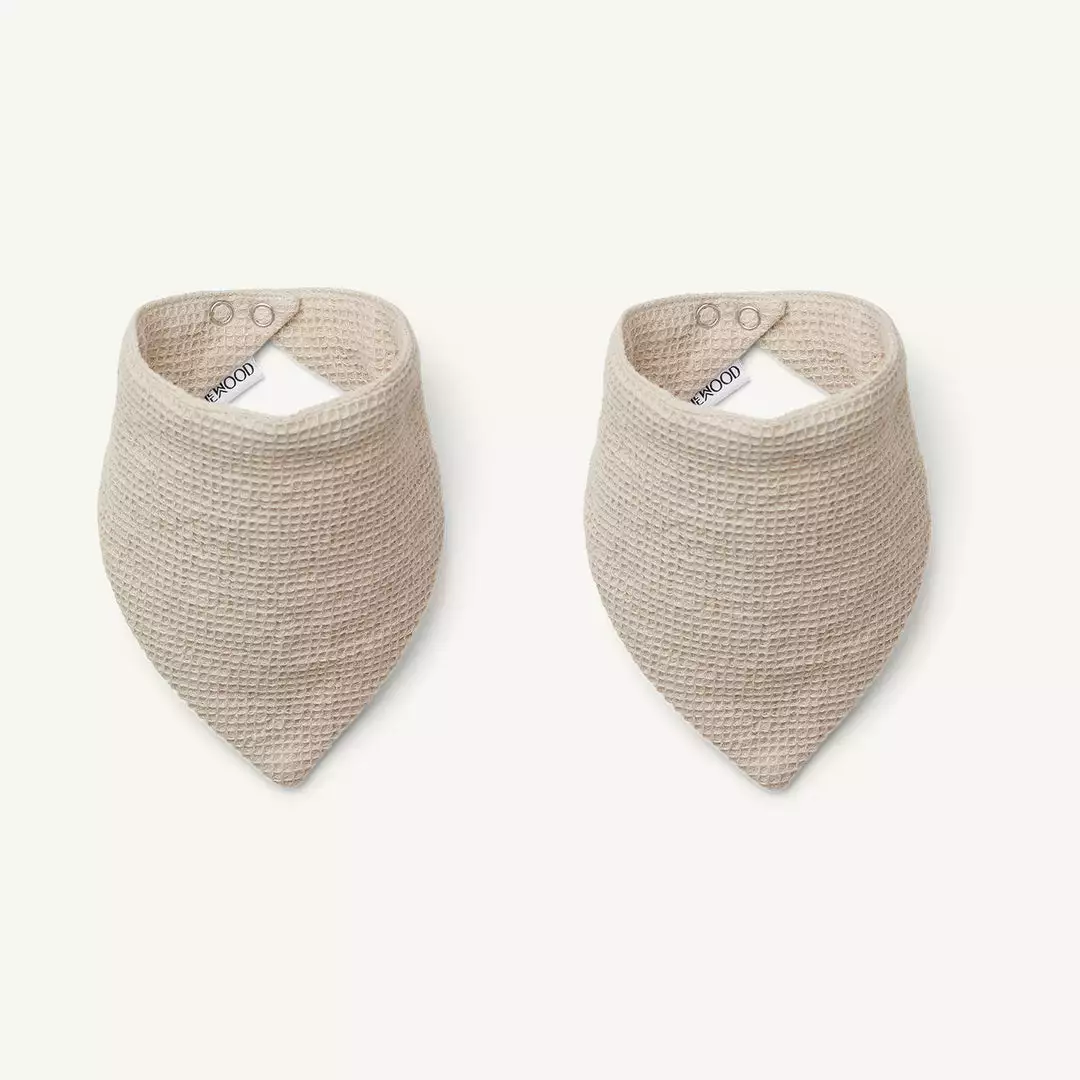 Liewood Siri Bib 2 Pack - Sandy Sale 1 Liewood Siri Bib 2 Pack - Sandy Sale