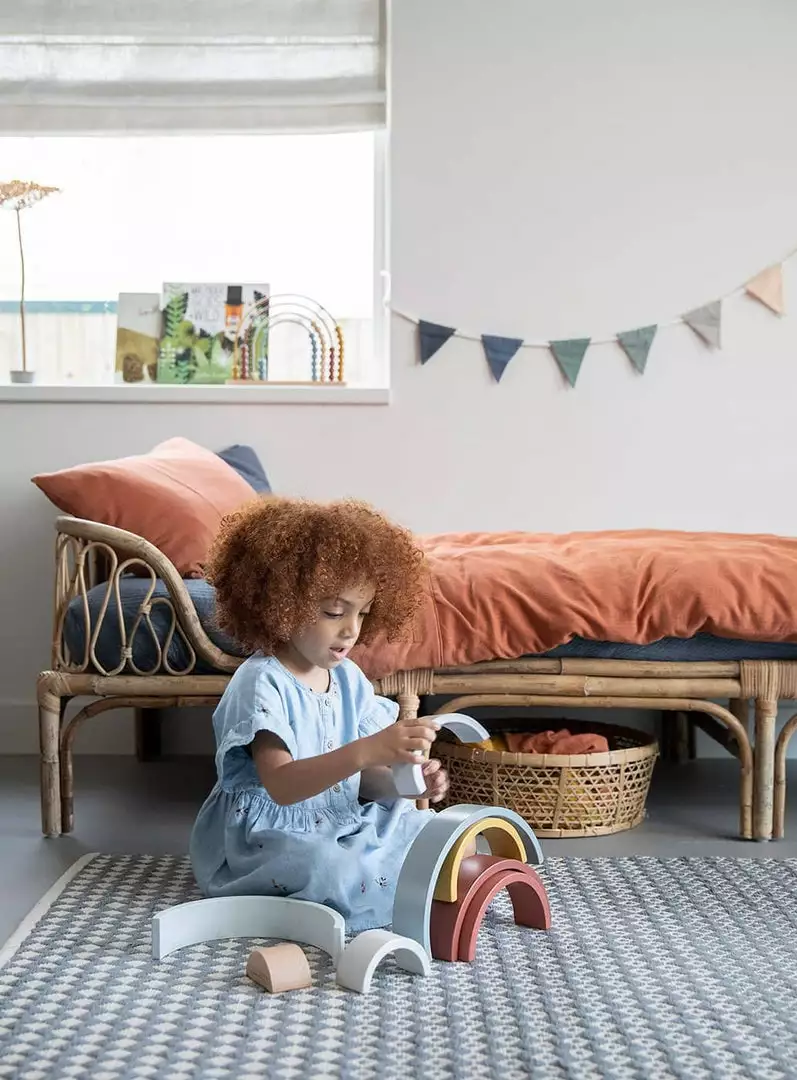 Activity Toys Little Dutch - Wooden Rainbow Stacker Pure & Nature 2 Activity Toys Little Dutch - Wooden Rainbow Stacker Pure & Nature