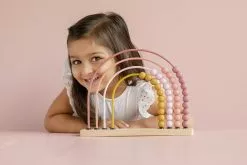 Little Dutch - Rainbow Abacus In Pink