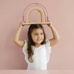 Little Dutch - Rainbow Abacus In Pink