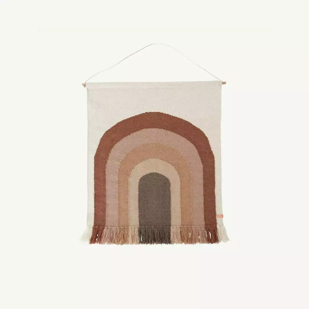OYOY - Follow The Rainbow Wall Rug Choko 1 OYOY - Follow The Rainbow Wall Rug Choko