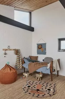 OYOY - Leopard Rug In Camel Rugs, Cushions & Wall Hangings