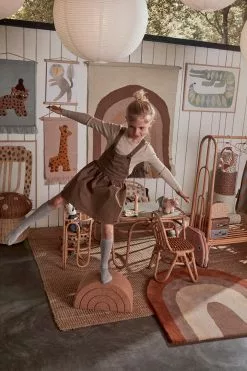 OYOY - Leopard Wallhanger Dust Blue 10 OYOY - Leopard Wallhanger Dust Blue