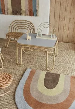 OYOY - Rainbow Rattan Mini Table Furniture & Storage