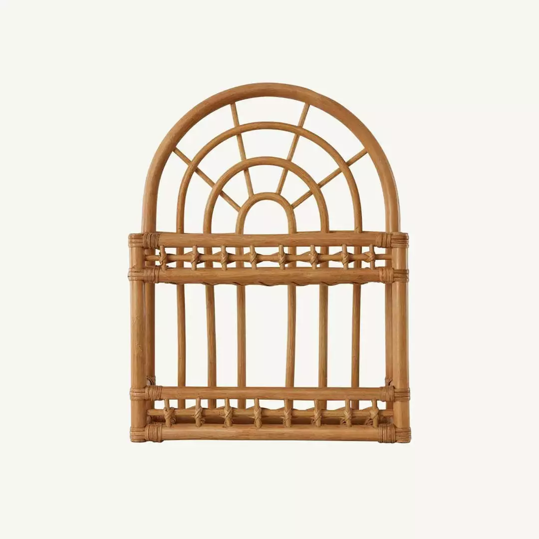 Furniture & Storage OYOY - Rainbow Rattan Shelf 1 Furniture & Storage OYOY - Rainbow Rattan Shelf