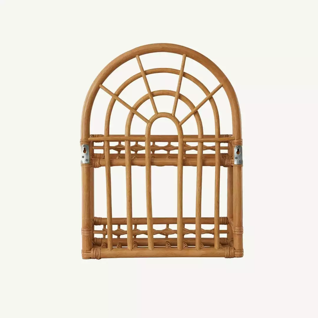 Furniture & Storage OYOY - Rainbow Rattan Shelf 5 Furniture & Storage OYOY - Rainbow Rattan Shelf