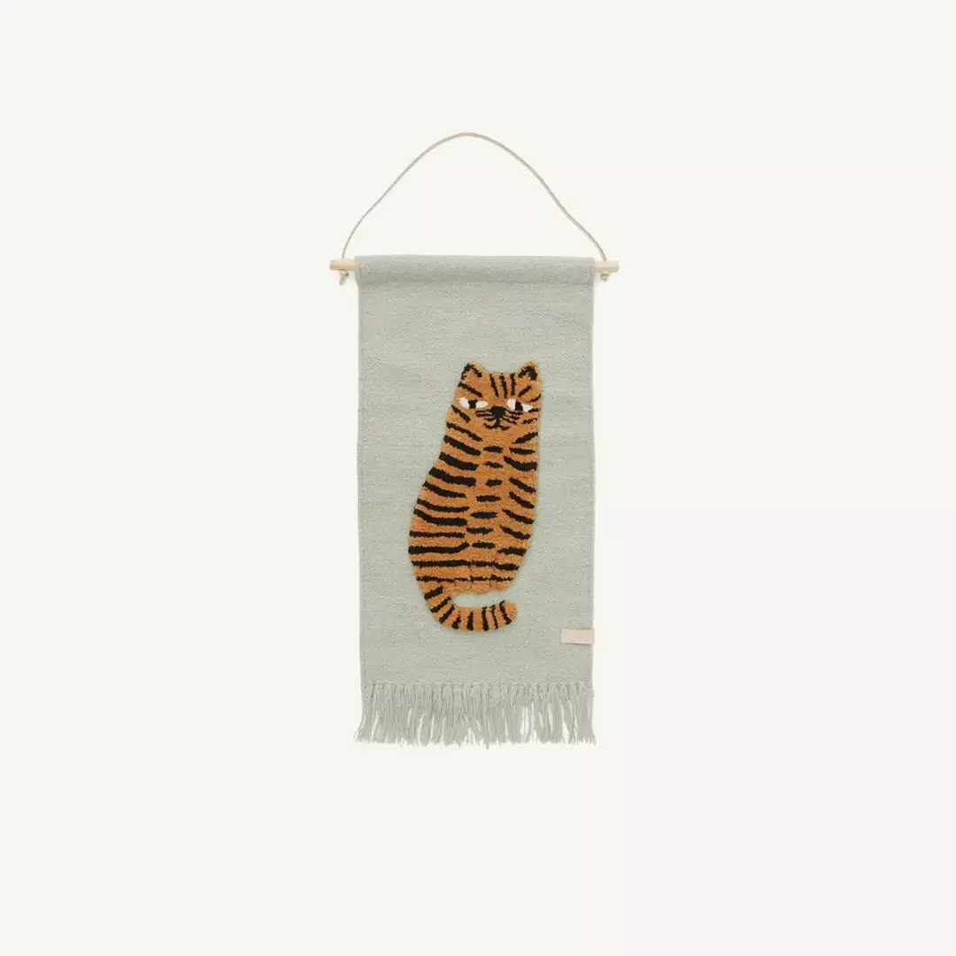 Rugs, Cushions & Wall Hangings OYOY - Tiger Wallhanger 1 Rugs, Cushions & Wall Hangings OYOY - Tiger Wallhanger