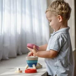 Plan Toys - Stacking Rocket Orchard Series Sale