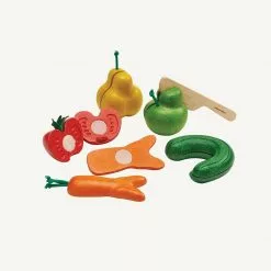 Plan Toys - Wonky Fruit & Vegetables Pretend Play