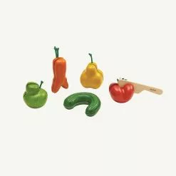 Plan Toys - Wonky Fruit & Vegetables Pretend Play