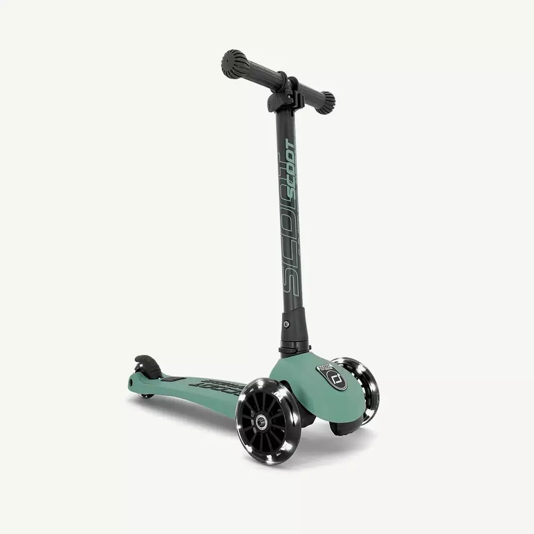 Scoot And Ride Scooter - Highwaykick 3 LED In Forest Scooters And Ride Ons 1 Scoot And Ride Scooter - Highwaykick 3 LED In Forest Scooters And Ride Ons