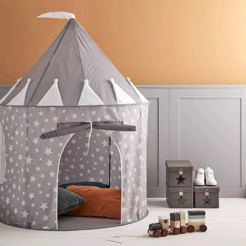 Kids Concept Kid's Concept - Star Grey Play Tent Holiday Shop 2 Kids Concept Kid's Concept - Star Grey Play Tent Holiday Shop