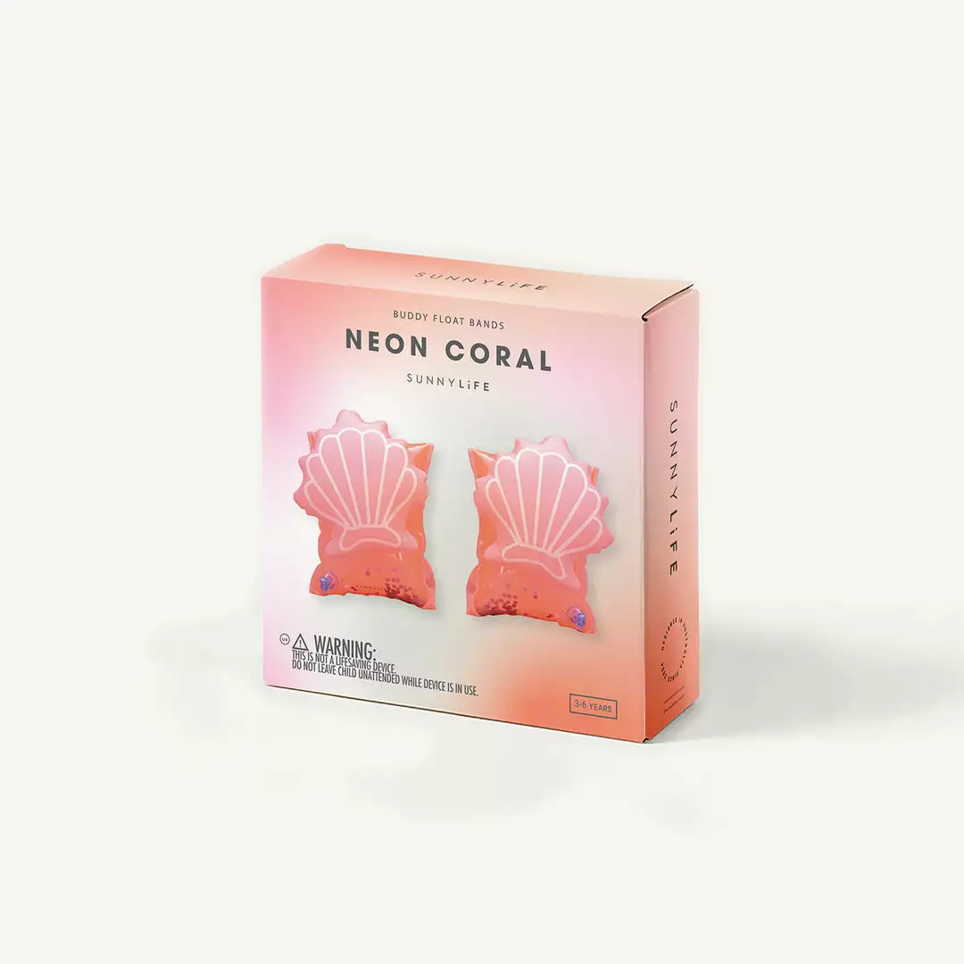 Sunnylife - Buddy Float Bands Neon Coral Holiday Shop