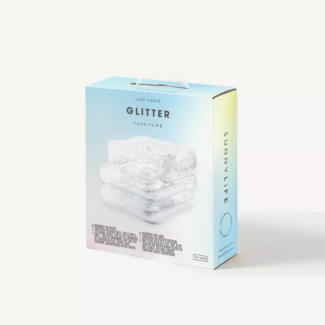 Holiday Shop Sunnylife - Inflatable Lilo Chair Glitter 7 Holiday Shop Sunnylife - Inflatable Lilo Chair Glitter